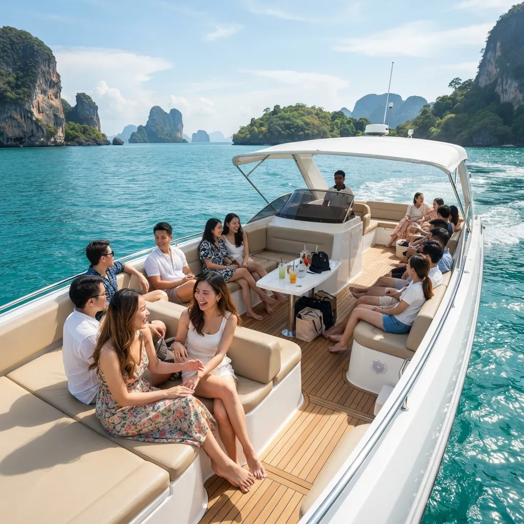 Speedboat for 12–15 Persons Phuket: The Right Choice for a Comfortable Private Island Trip