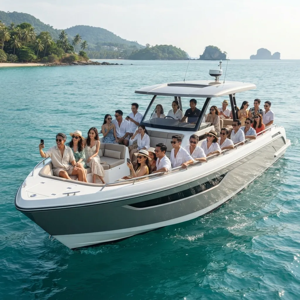 Speedboat for 25 Persons Phuket: The Perfect Choice for Large Private Groups